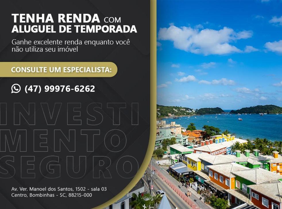Cobertura Espacosa E Confortavel No Centro De Bombinhas Exteriör bild